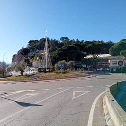 Ortsausgang Calella Richtung Süden