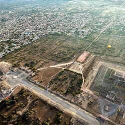 Both pyramids (moon left, sun right) from 8.700 feet