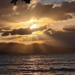 So schöööön der Sonnenuntergang