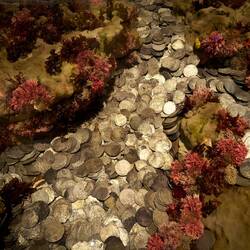 Silver coins from the Batavia wreck ... Museum of Geraldton — Geraldton, WA.