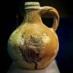 Beardman jug from the Batavia wreck ... Museum of Geraldton — Geraldton, WA.