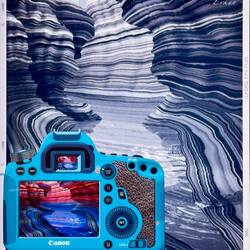 "Roll Reversal, Karijini" by R. Dickinson — Geraldton Regional Art Museum.