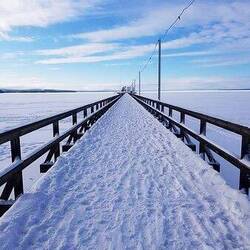 Seebrücke Rättvik