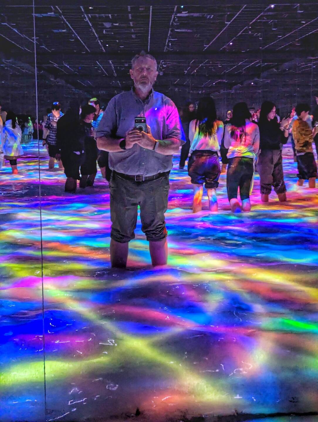 Wading through the exhibits