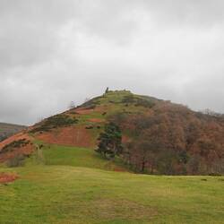 Dinas Brân, the ruined hill fort above Llangollen