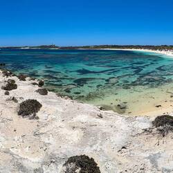 Panorama of Salmon Bay — Rottnest Island, WA.