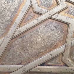 Details der Messingtore...alles Handarbeit