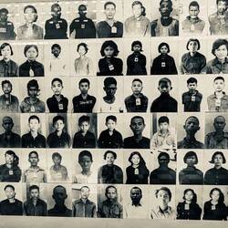 Fotos vo Gfangene (und speter z'Choeung Ek Häregrichtete)