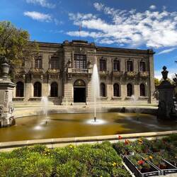 Chapultepec Castle gardens