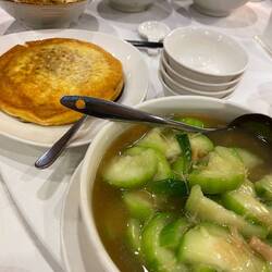 Salted radish egg pancake