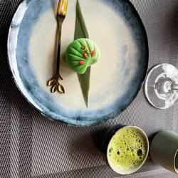 Matcha and wagashi