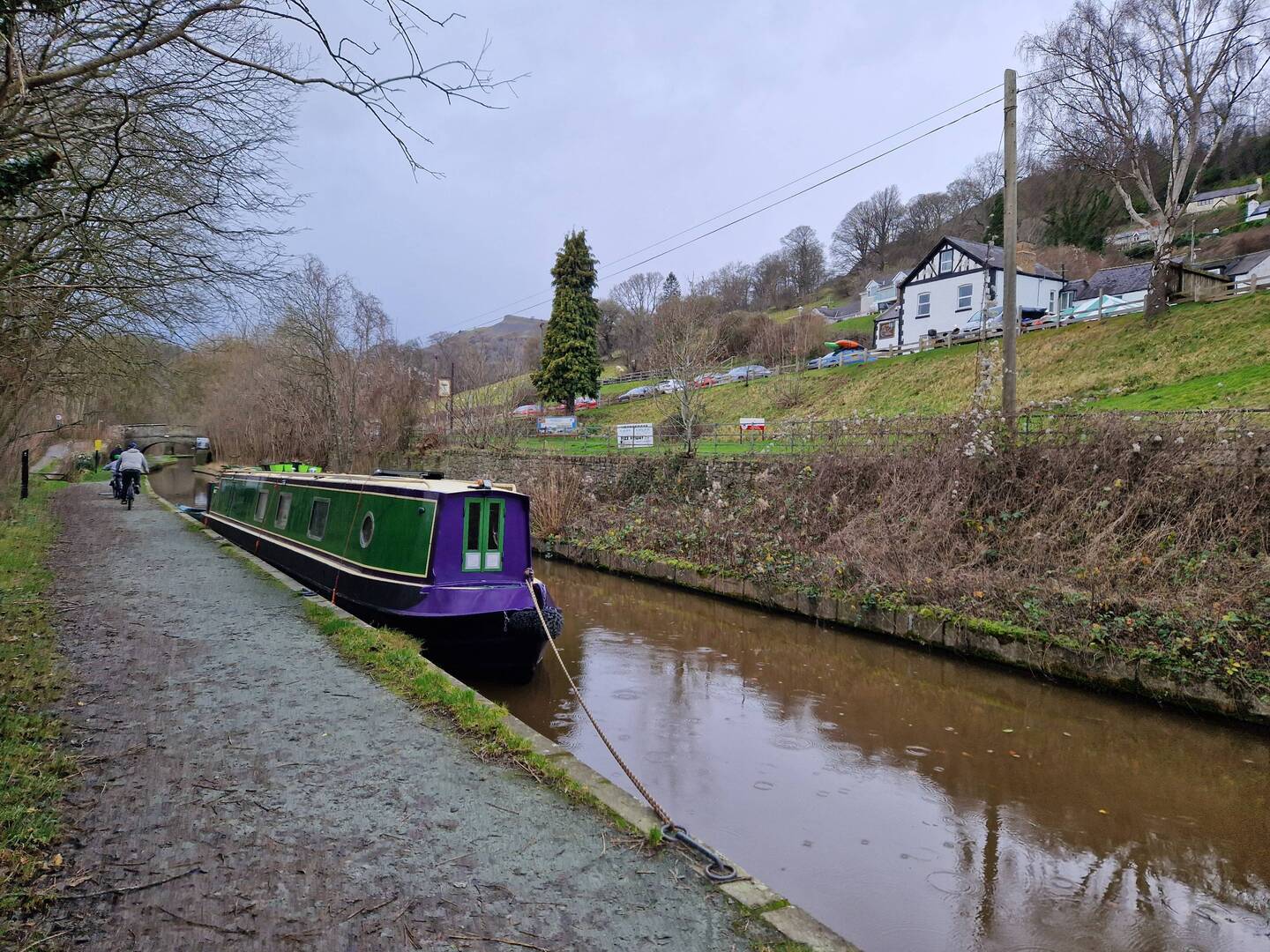 We stopped off at The Sun at Trevor for lunch