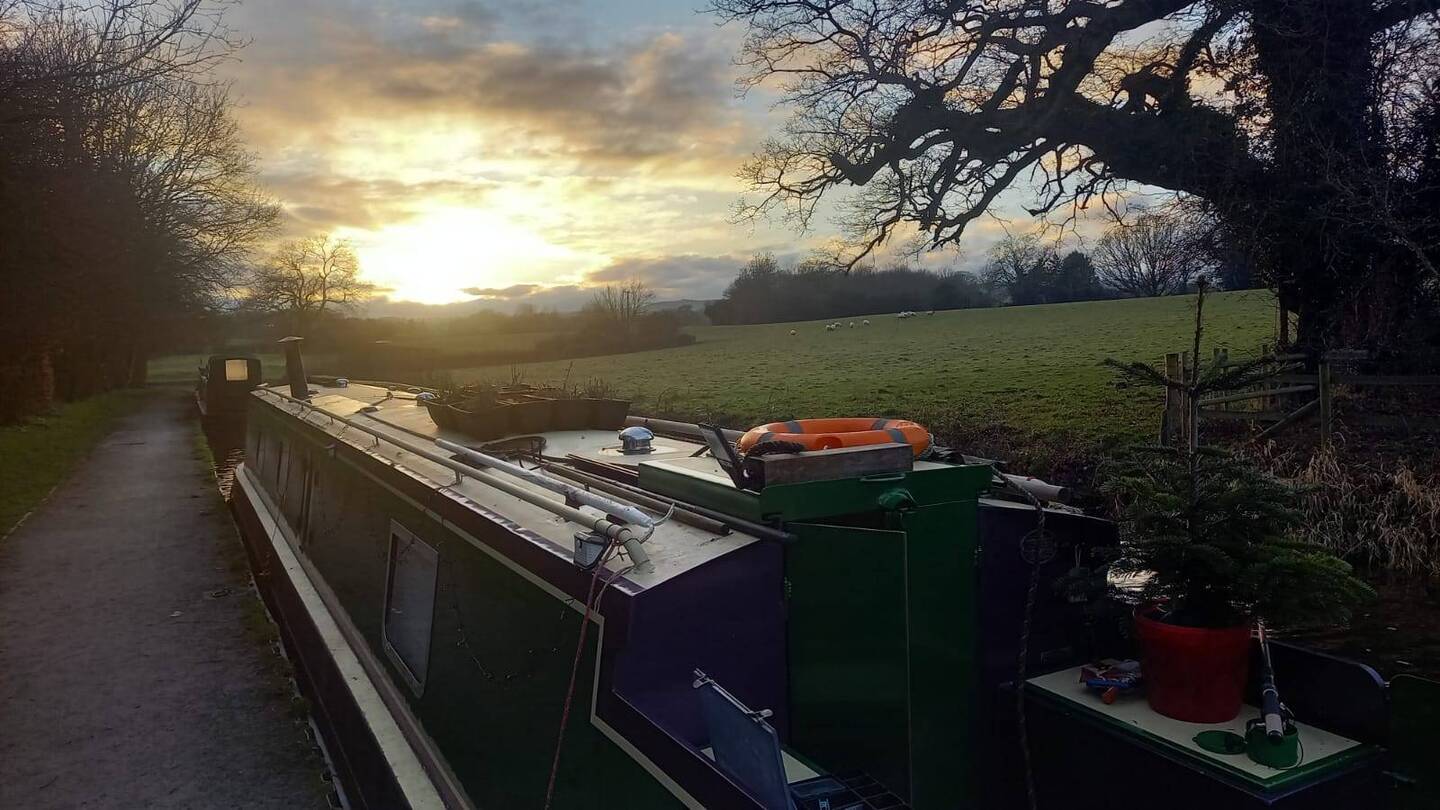 Sunset outside The Poachers