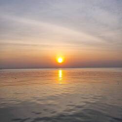Sonnenuntergang in Kep