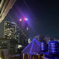 unsere Sicht vom Hostel aus😍