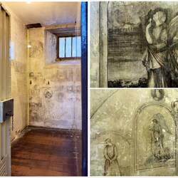 Sketches recently uncovered at Fremantle Prison.