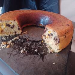 Ich musste Kuchen backen um eine Zitrone zu verwerten.