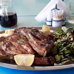 Grillteller, eigentlich sogar für 2 Pers. zu viel