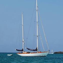 Das schönste Boot in der Ankerbucht 😍