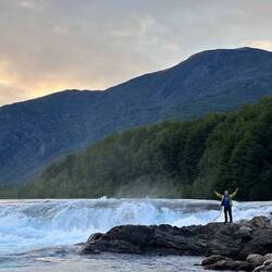 Schauts mal, wo Papa hinging zum Filmen!!!