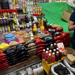 Various spices and pastes