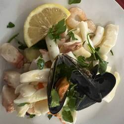 Seafood-Salat