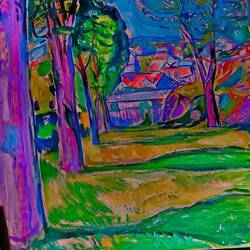 Woods by Munch's house.
