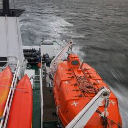 Lifeboat training apparently 60+ people per boat