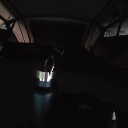 Pretty dark inside, typical tent 😆