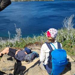 Another break, Scotty & Meagan enjoying the view. From South Africa originally, now live in US.