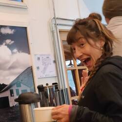 This captures Fio's awesome personality.