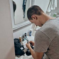 Wäsche waschen. Gehört auch dazu.