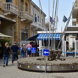 der Grenzübergang in der Ledra-Street