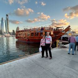 Boat for our dinner cruise.