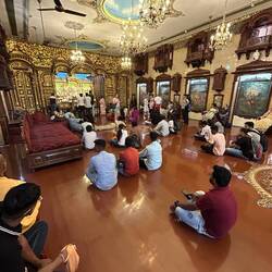 Inside the Temple.