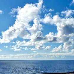 immer wieder interessante Wolkenformationen