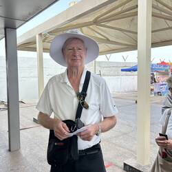 Goofy looking tourist.