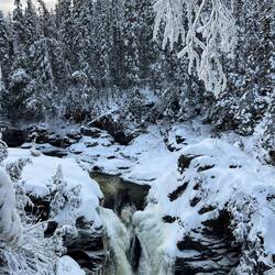In den Bergen lag viel mehr Schnee