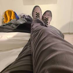 These boots are made for hiking.