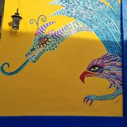 Wandmosaik in Mazatlan