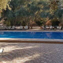 Pool vom Stellplatz...aber viel zu kalt, brrrrrrr!