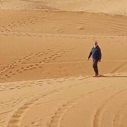 Andy beim Sandwandern