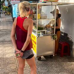 Nach dem Sport gibt es ein Banh Mi