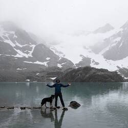 Schneefall im Sommer...