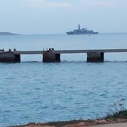 Auf dem Weg zum Marinestützpunkt