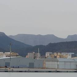 Mondúber Massiv im Hintergrund