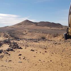 unser Stellplatz mit Ausblick