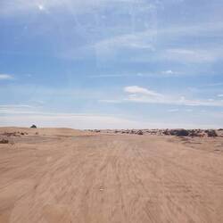 Endlich... das zu befahrende Flussbett