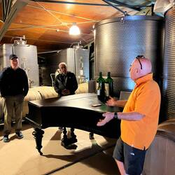 The Italian owner of Corbus winery