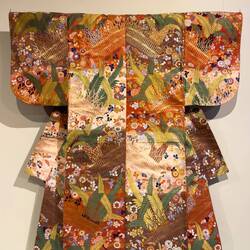 "Noh Costume with autumn grasses design" from Japan ... AGSA — Adelaide, SA.